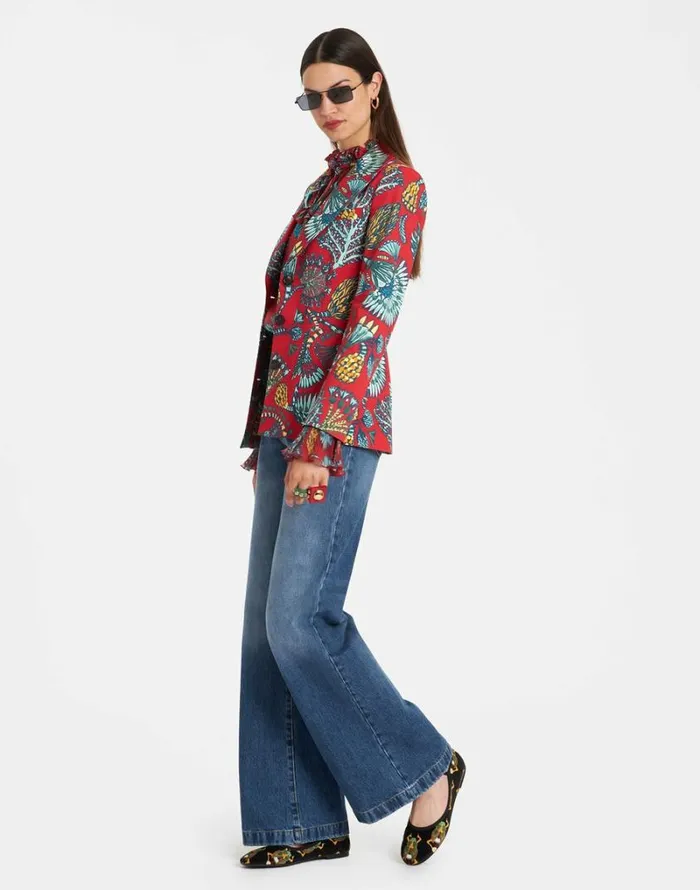 Ready To Wear Outerwear La Double J 247 Jacket Sicomore Red Ready To Wear Outerwear La Double J 247 Jacket Sicomore Red
