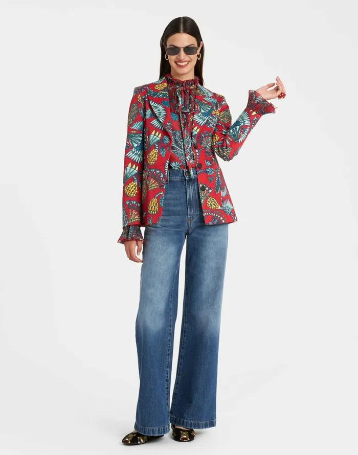 Ready To Wear Outerwear La Double J 247 Jacket Sicomore Red Ready To Wear Outerwear La Double J 247 Jacket Sicomore Red
