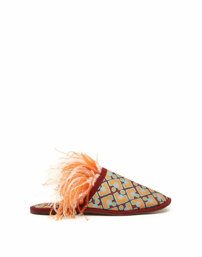 Ready To Wear Shoes La Double J Boudoir Slipper Puzzle Bordeaux