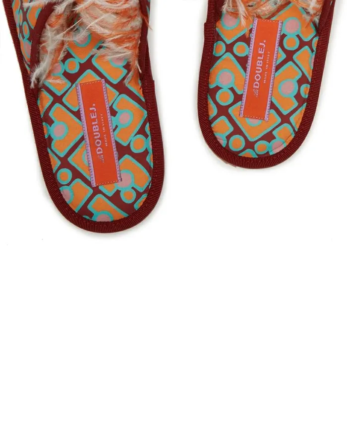 Ready To Wear Shoes La Double J Boudoir Slipper Puzzle Bordeaux Ready To Wear Shoes La Double J Boudoir Slipper Puzzle Bordeaux