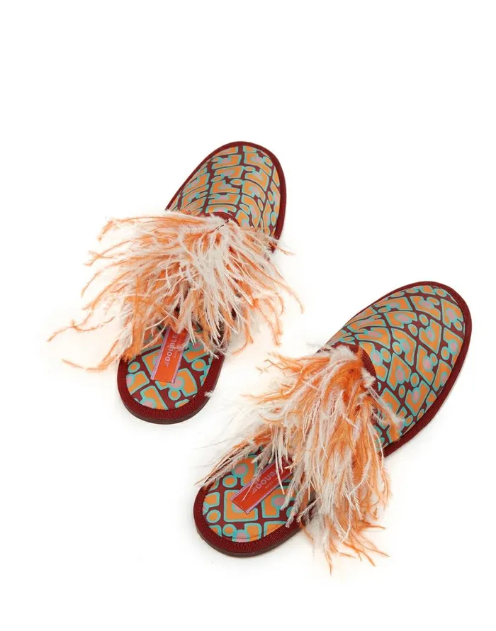 Ready To Wear Shoes La Double J Boudoir Slipper Puzzle Bordeaux Ready To Wear Shoes La Double J Boudoir Slipper Puzzle Bordeaux