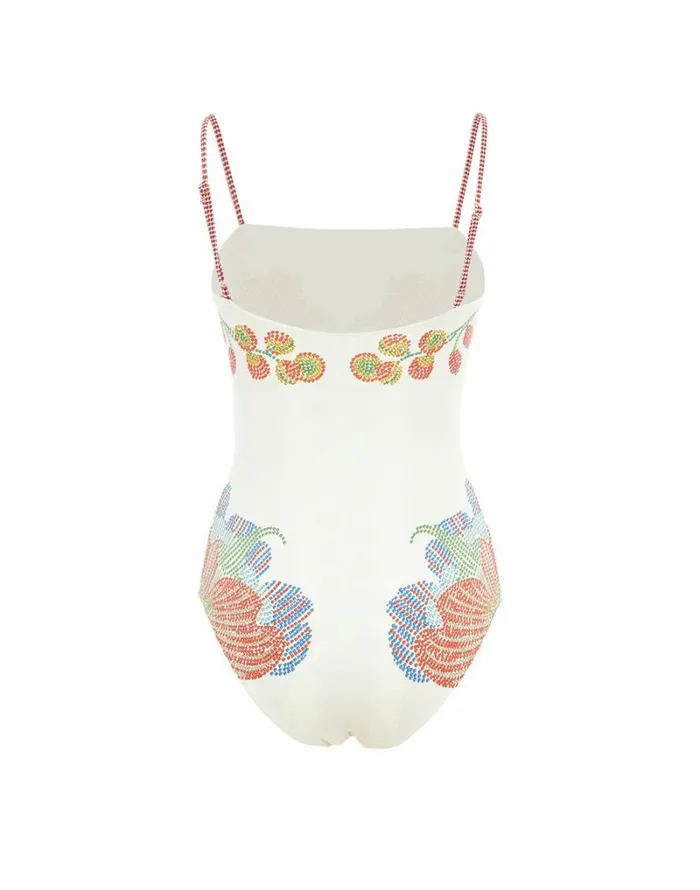 Ready To Wear Swimwear La Double J Elle Swimsuit Grenadilla Place Off White Ready To Wear Swimwear La Double J Elle Swimsuit Grenadilla Place Off White