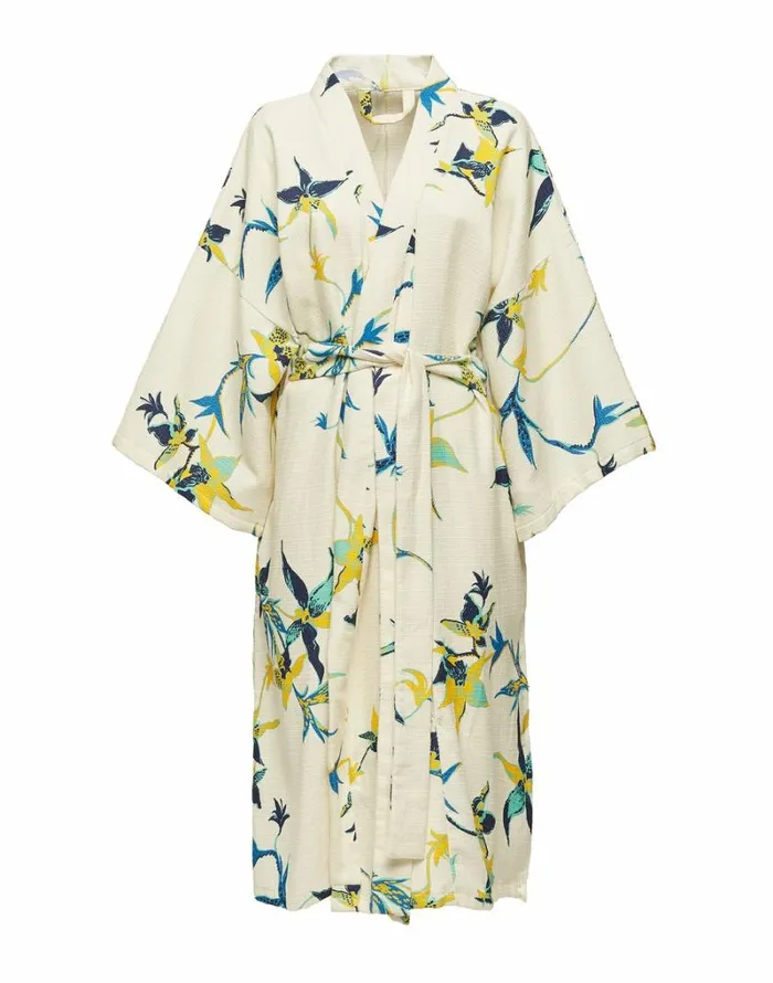 Ready To Wear Swimwear La Double J Unisex Big Robe Orchidea Bianco