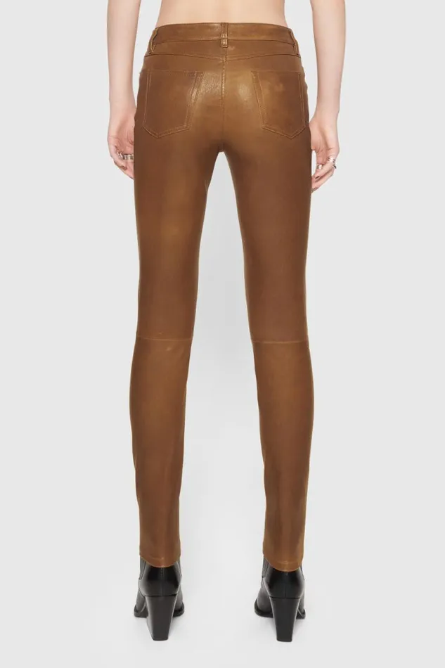 Rebecca Minkoff Bottoms Ziggy Leather Pant Rocher 8211 Clothing Rebecca Minkoff Bottoms Ziggy Leather Pant Rocher 8211 Clothing