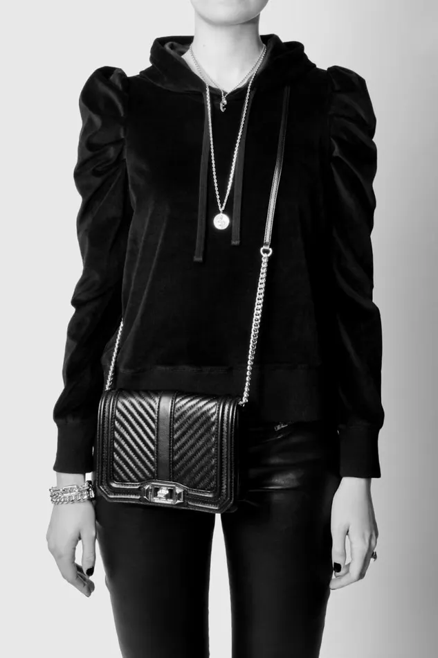 Rebecca Minkoff Crossbody Bags Chevron Quilted Small Love Crossbody Blacklight Gold 8211 Handbags