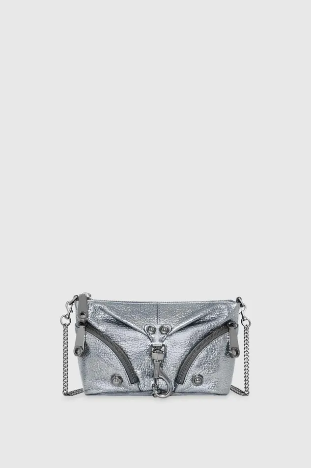 Rebecca Minkoff Crossbody Bags Mini Julian Crossbody Anthracite 8211 Handbags Rebecca Minkoff Crossbody Bags Mini Julian Crossbody Anthracite 8211 Handbags