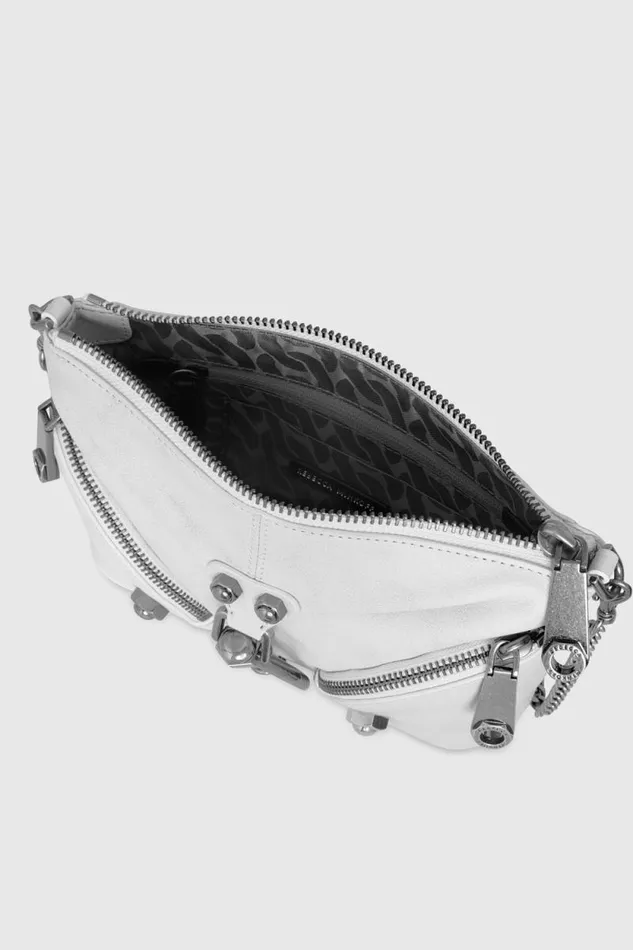 Rebecca Minkoff Crossbody Bags Mini Julian Crossbody Whitegreyantique Silver 8211 Handbags Rebecca Minkoff Crossbody Bags Mini Julian Crossbody Whitegreyantique Silver 8211 Handbags