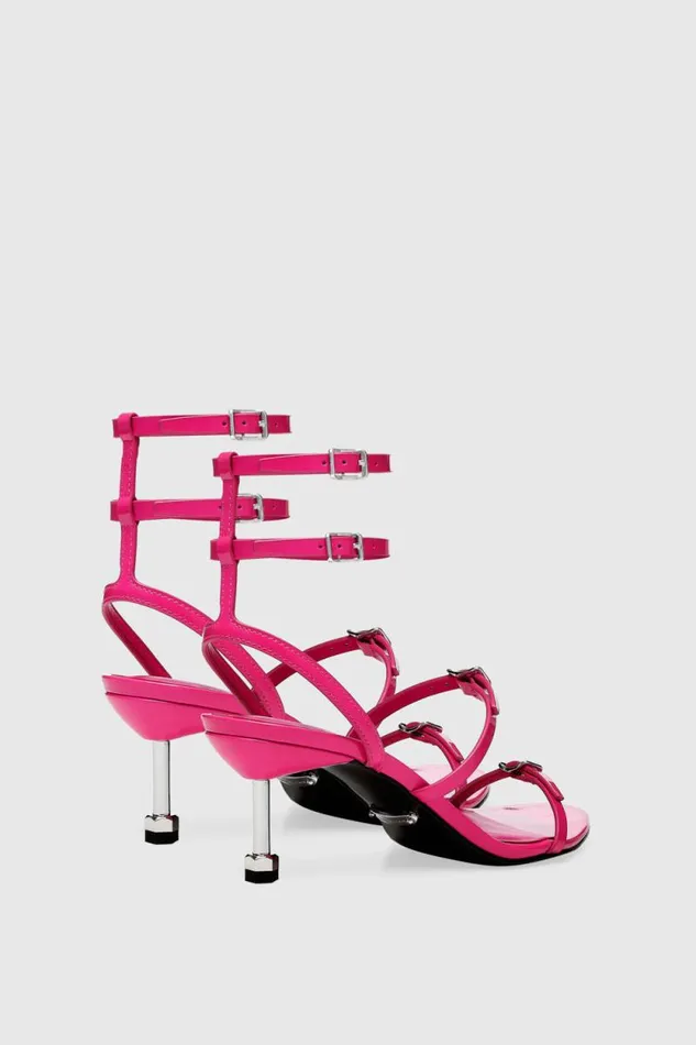 Rebecca Minkoff Shoes Juliana Strappy Heel Pink 8211 Shoes