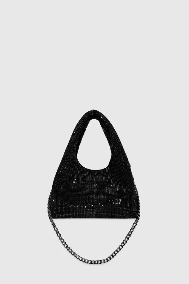 Rebecca Minkoff Shoulder Bags Crystal Mini Chain Carryall Blackgunmetal 8211 Handbags Rebecca Minkoff Shoulder Bags Crystal Mini Chain Carryall Blackgunmetal 8211 Handbags