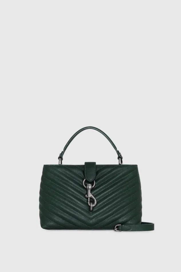 Rebecca Minkoff Top Handle Bags Edie Top Handle Satchel Bottle Green 8211 Handbags Rebecca Minkoff Top Handle Bags Edie Top Handle Satchel Bottle Green 8211 Handbags
