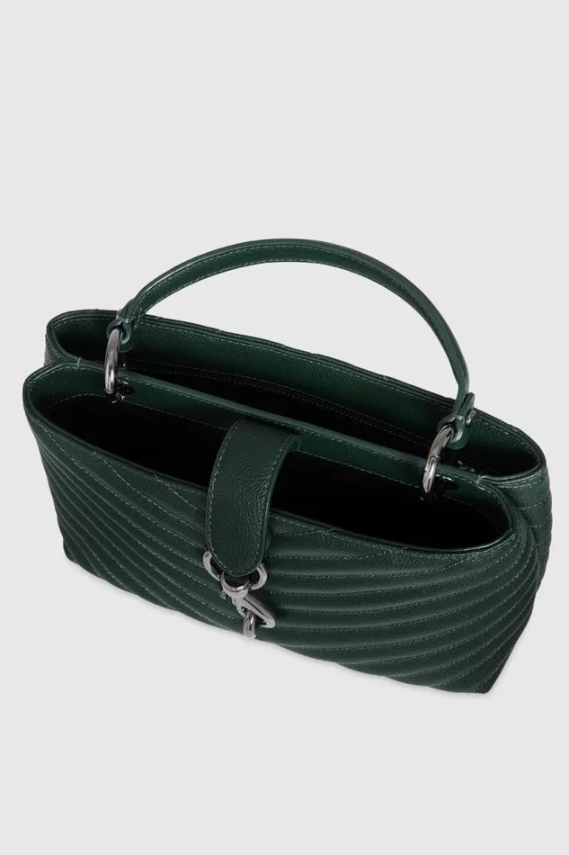 Rebecca Minkoff Top Handle Bags Edie Top Handle Satchel Bottle Green 8211 Handbags Rebecca Minkoff Top Handle Bags Edie Top Handle Satchel Bottle Green 8211 Handbags