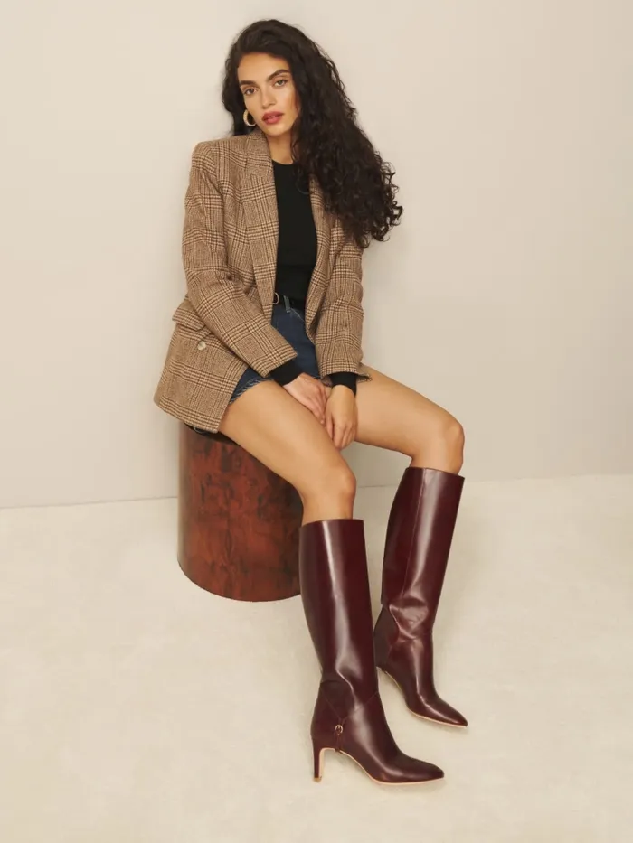 Reformation Boots Gaelle Knee Boot Ruby 8211 Women