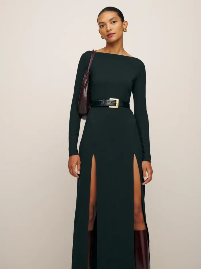 Reformation Dresses Angeline Knit Dress Black 8211 Women Reformation Dresses Angeline Knit Dress Black 8211 Women