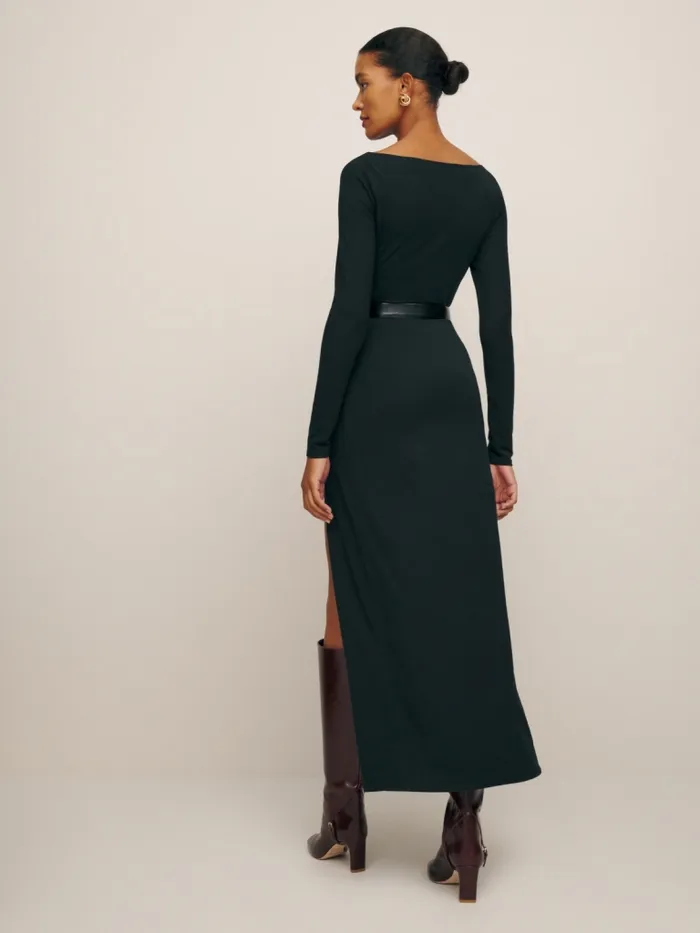 Reformation Dresses Angeline Knit Dress Black 8211 Women Reformation Dresses Angeline Knit Dress Black 8211 Women