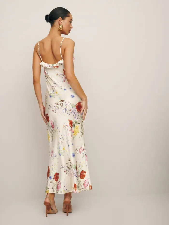 Reformation Dresses Aribella Silk Dress Etude 8211 Women Reformation Dresses Aribella Silk Dress Etude 8211 Women