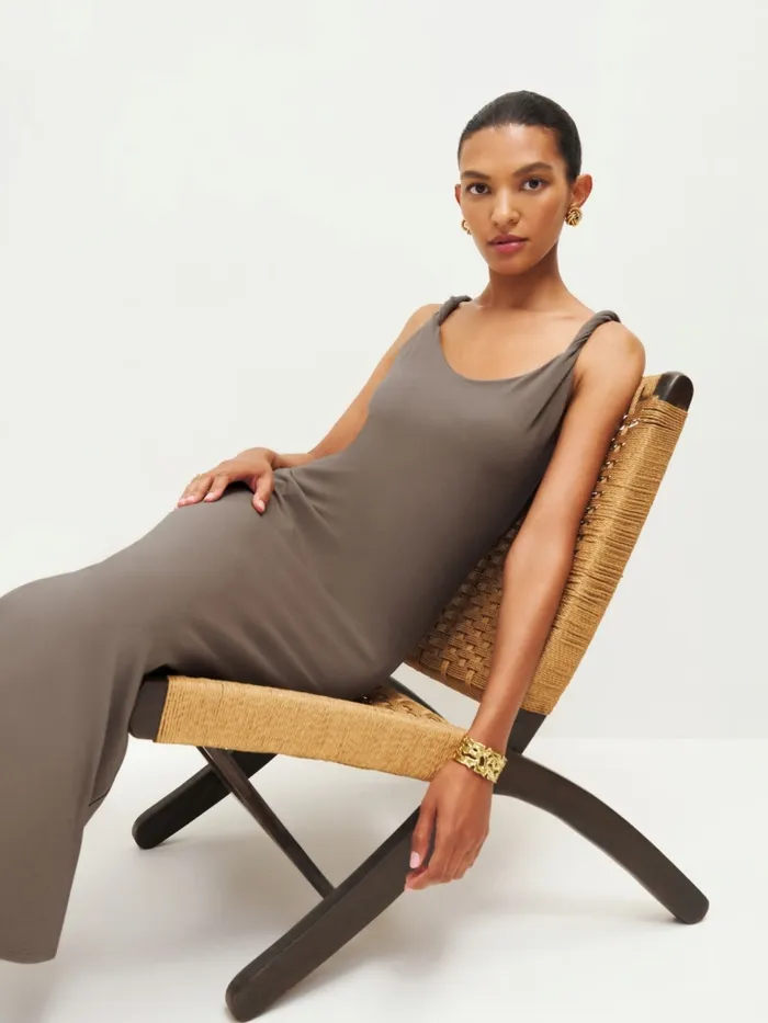 Reformation Dresses Edmund Knit Dress Shitake 8211 Women Reformation Dresses Edmund Knit Dress Shitake 8211 Women
