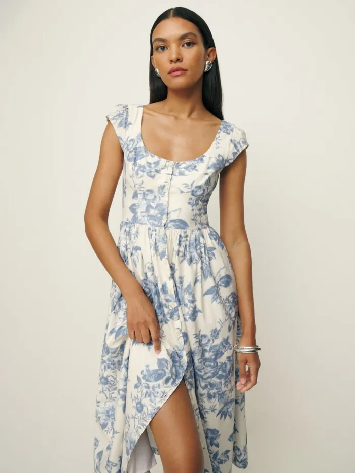 Reformation Dresses Florrie Dress Courtier 8211 Women Reformation Dresses Florrie Dress Courtier 8211 Women