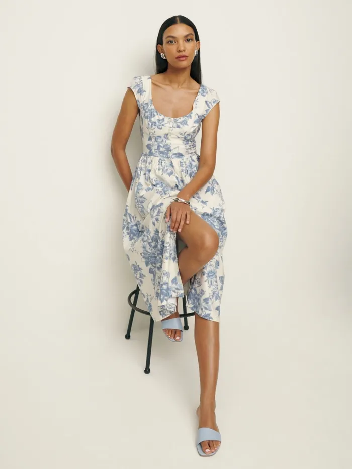 Reformation Dresses Florrie Dress Courtier 8211 Women Reformation Dresses Florrie Dress Courtier 8211 Women