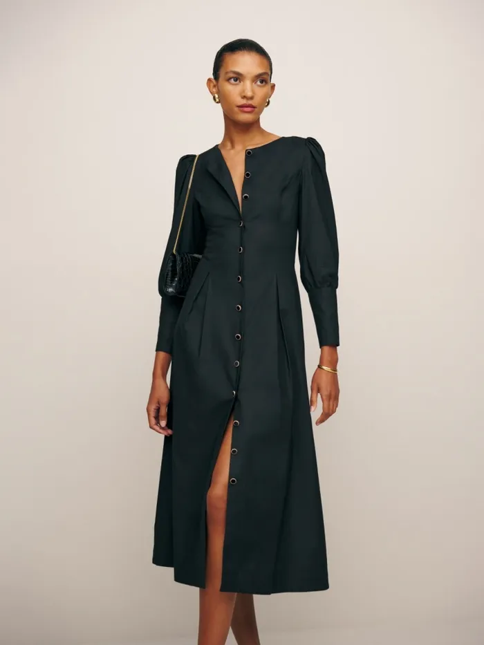 Reformation Dresses Halia Dress Black 8211 Women Reformation Dresses Halia Dress Black 8211 Women