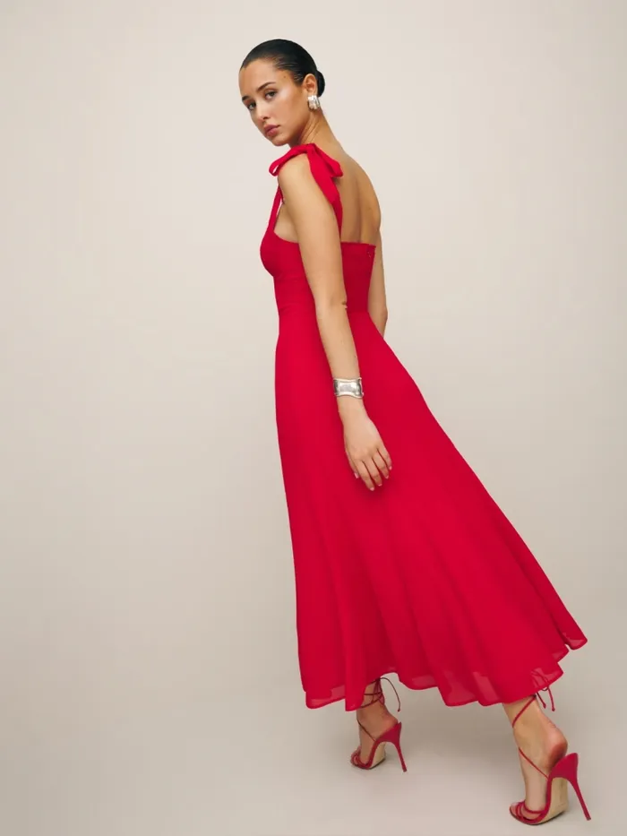 Reformation Dresses Nadira Dress Poinsettia 8211 Women Reformation Dresses Nadira Dress Poinsettia 8211 Women