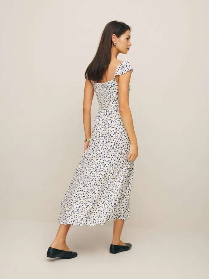 Reformation Dresses Petites Bryson Dress Mykonos 8211 Women Reformation Dresses Petites Bryson Dress Mykonos 8211 Women