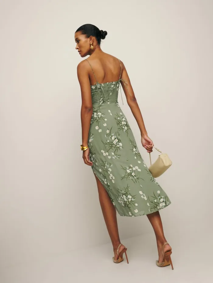 Reformation Dresses Petites Kourtney Dress Bonita 8211 Women Reformation Dresses Petites Kourtney Dress Bonita 8211 Women