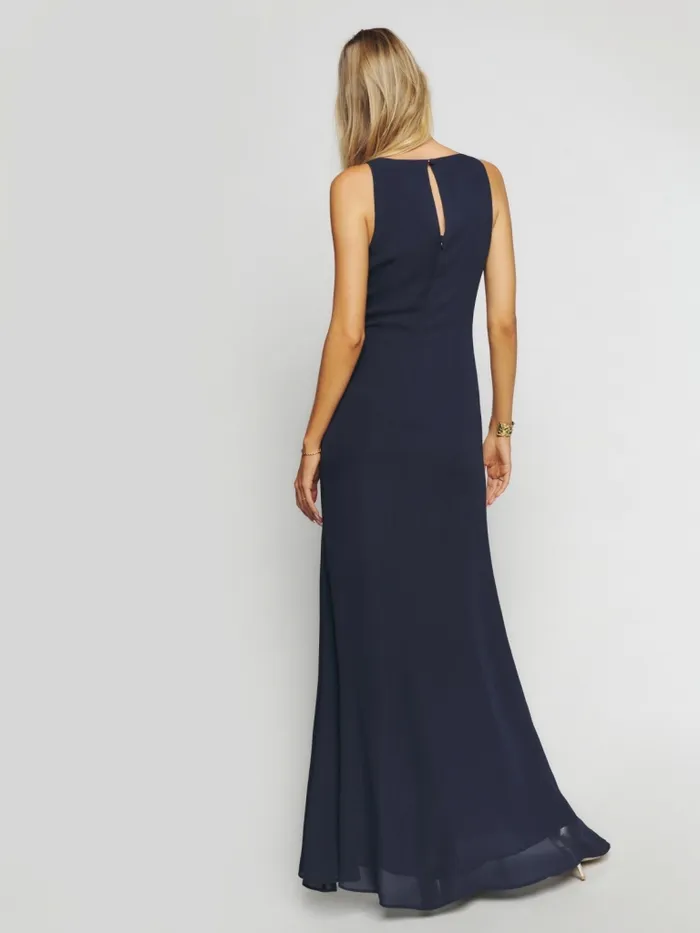 Reformation Dresses Senna Dress Navy 8211 Women Reformation Dresses Senna Dress Navy 8211 Women