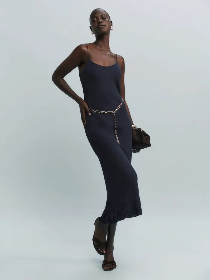 Reformation Dresses Suki Dress Navy 8211 Women