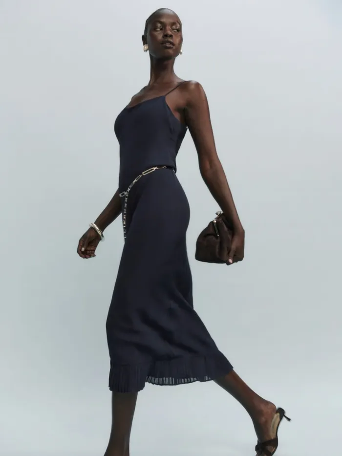 Reformation Dresses Suki Dress Navy 8211 Women Reformation Dresses Suki Dress Navy 8211 Women