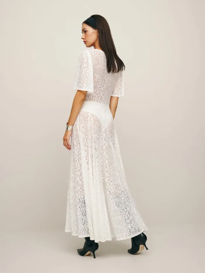 Reformation Dresses Waller Knit Dress Fior Di Latte 8211 Women Reformation Dresses Waller Knit Dress Fior Di Latte 8211 Women