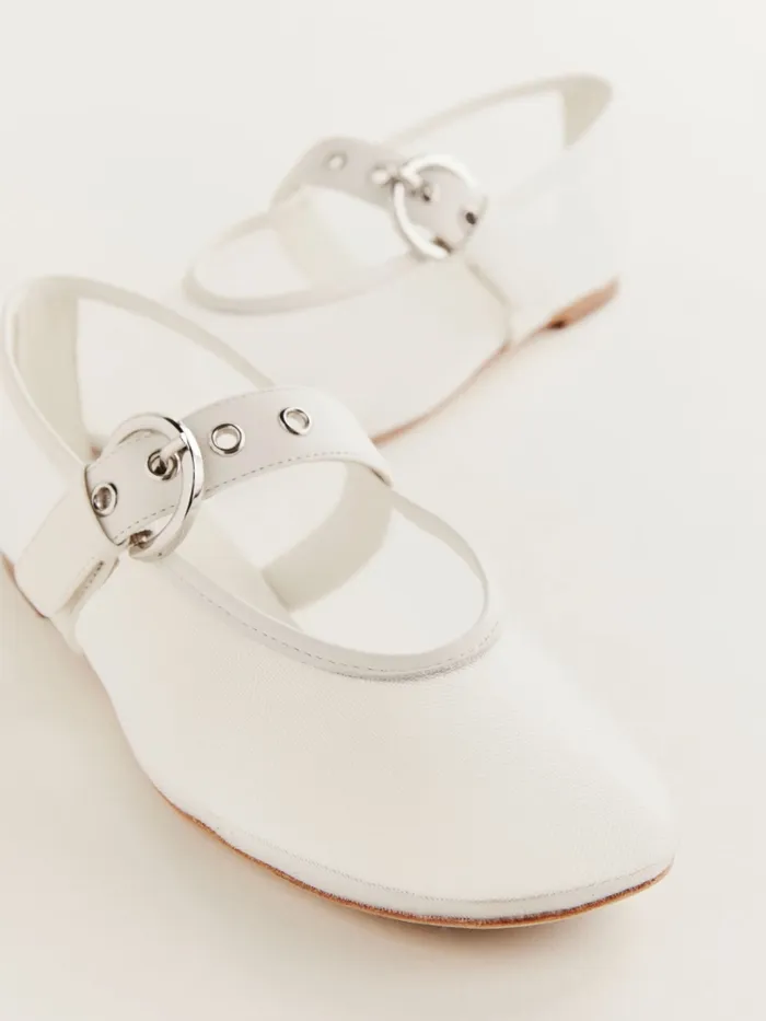 Reformation Flats Bethany Ballet Flat White Mesh 8211 Women Reformation Flats Bethany Ballet Flat White Mesh 8211 Women