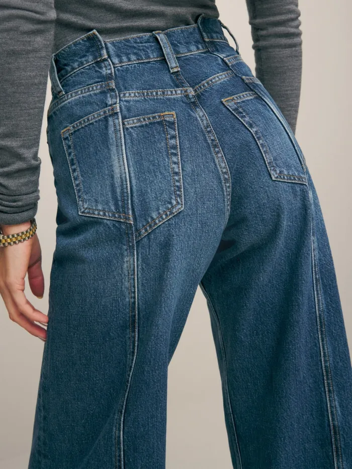 Reformation Jeans Cary High Rise Slouchy Wide Leg Jeans Cabo Reworked 8211 Women Reformation Jeans Cary High Rise Slouchy Wide Leg Jeans Cabo Reworked 8211 Women