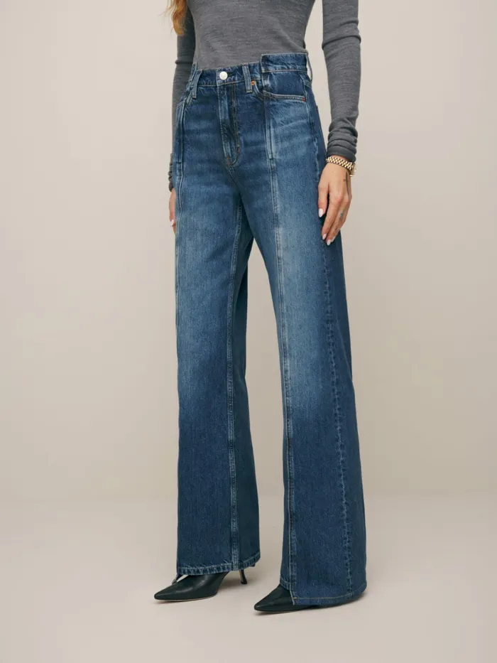 Reformation Jeans Cary High Rise Slouchy Wide Leg Jeans Cabo Reworked 8211 Women Reformation Jeans Cary High Rise Slouchy Wide Leg Jeans Cabo Reworked 8211 Women