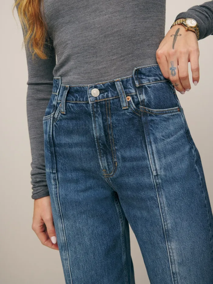 Reformation Jeans Cary High Rise Slouchy Wide Leg Jeans Cabo Reworked 8211 Women Reformation Jeans Cary High Rise Slouchy Wide Leg Jeans Cabo Reworked 8211 Women