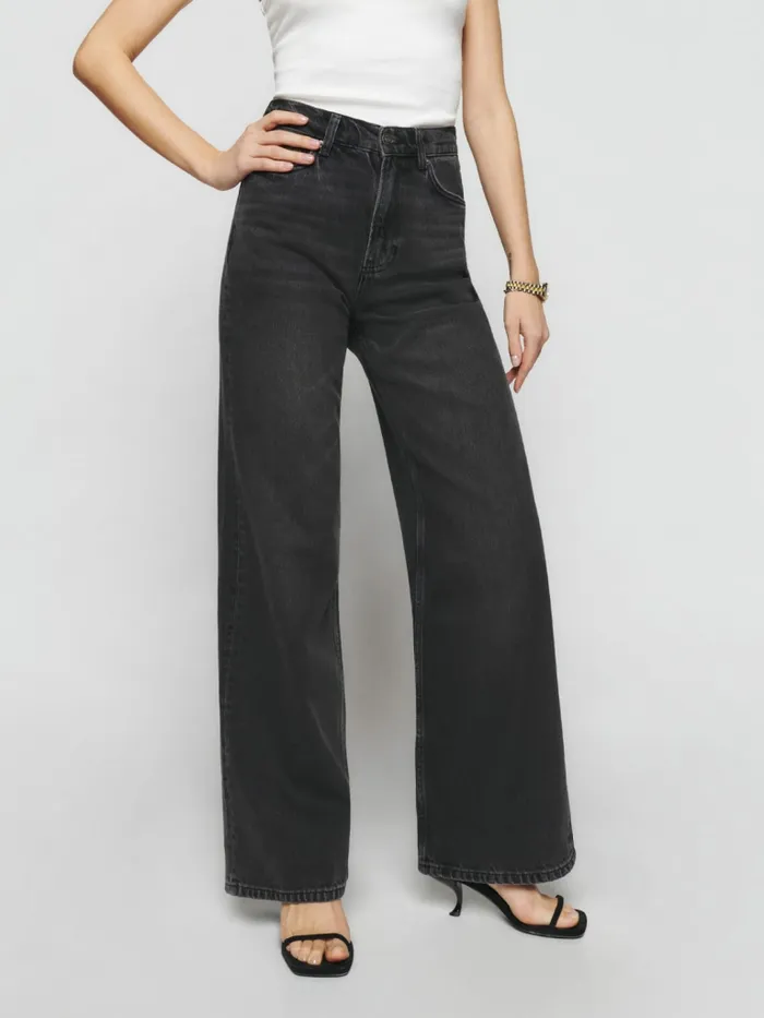 Reformation Jeans Cary High Rise Slouchy Wide Leg Jeans Summit 8211 Women Reformation Jeans Cary High Rise Slouchy Wide Leg Jeans Summit 8211 Women