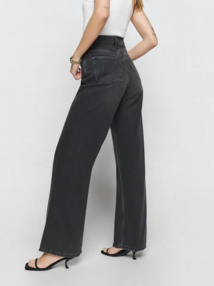 Reformation Jeans Cary High Rise Slouchy Wide Leg Jeans Summit 8211 Women Reformation Jeans Cary High Rise Slouchy Wide Leg Jeans Summit 8211 Women