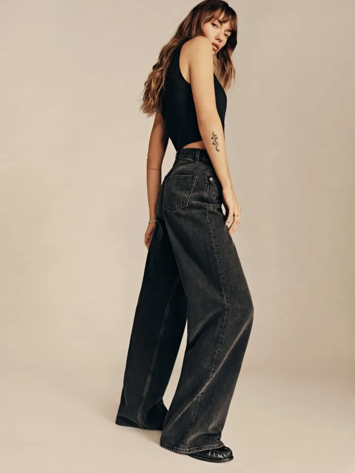 Reformation Jeans Cary High Rise Slouchy Wide Leg Jeans Summit 8211 Women Reformation Jeans Cary High Rise Slouchy Wide Leg Jeans Summit 8211 Women