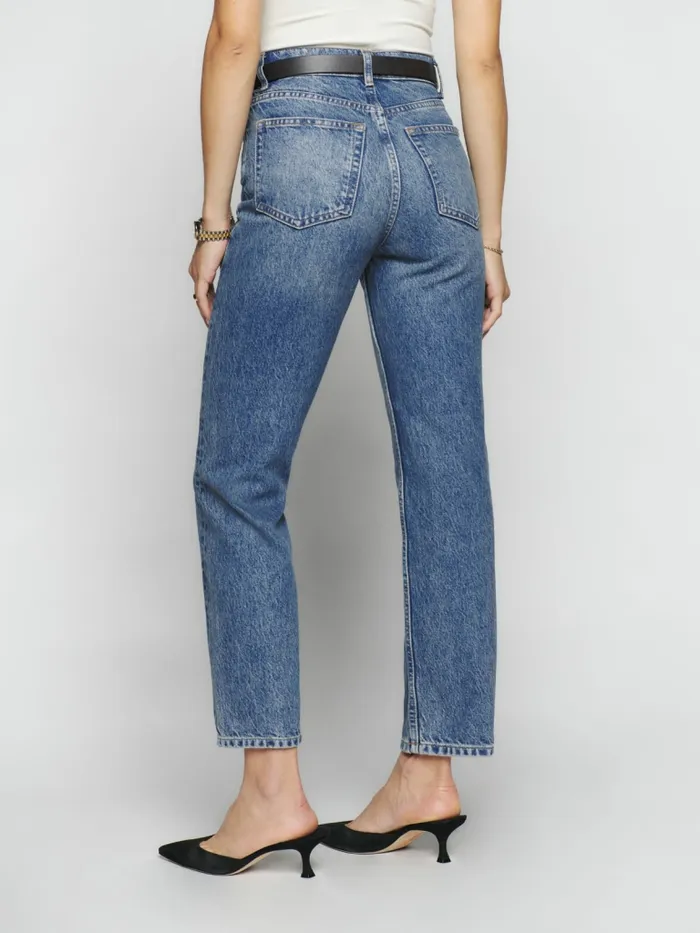 Reformation Jeans Cynthia High Rise Straight Cropped Jeans Colorado 8211 Women Reformation Jeans Cynthia High Rise Straight Cropped Jeans Colorado 8211 Women