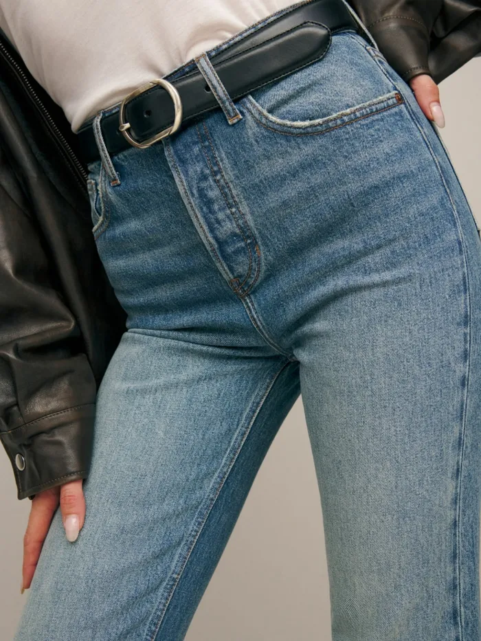 Reformation Jeans Cynthia Stretch High Rise Straight Jeans Merritt 8211 Women Reformation Jeans Cynthia Stretch High Rise Straight Jeans Merritt 8211 Women
