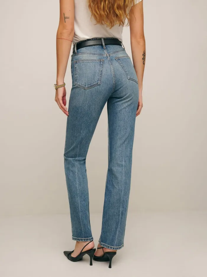 Reformation Jeans Cynthia Stretch High Rise Straight Jeans Merritt 8211 Women Reformation Jeans Cynthia Stretch High Rise Straight Jeans Merritt 8211 Women