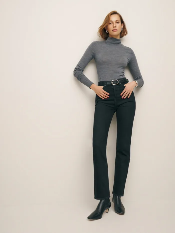 Reformation Jeans Cynthia Stretch High Rise Straight Jeans Vana 8211 Women Reformation Jeans Cynthia Stretch High Rise Straight Jeans Vana 8211 Women
