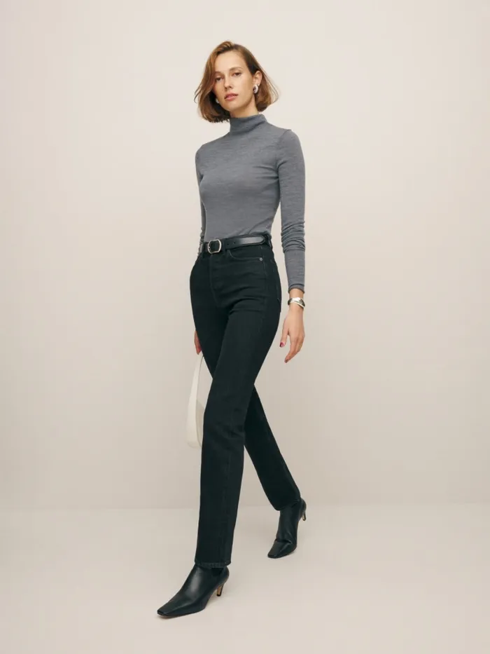 Reformation Jeans Cynthia Stretch High Rise Straight Jeans Vana 8211 Women Reformation Jeans Cynthia Stretch High Rise Straight Jeans Vana 8211 Women