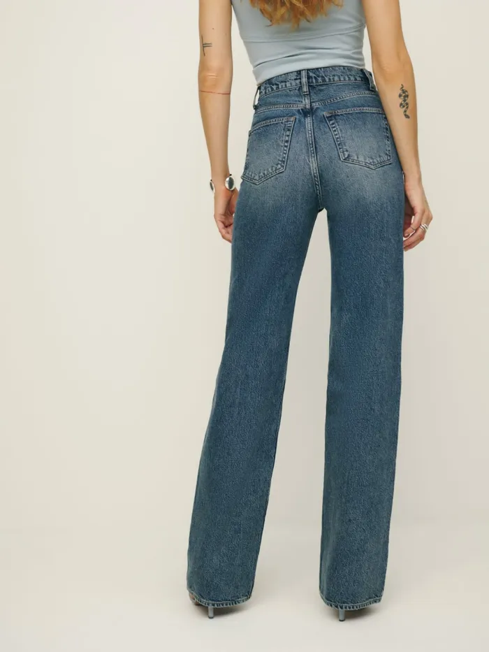 Reformation Jeans Wilder High Rise Wide Leg Jeans Pepin 8211 Women Reformation Jeans Wilder High Rise Wide Leg Jeans Pepin 8211 Women