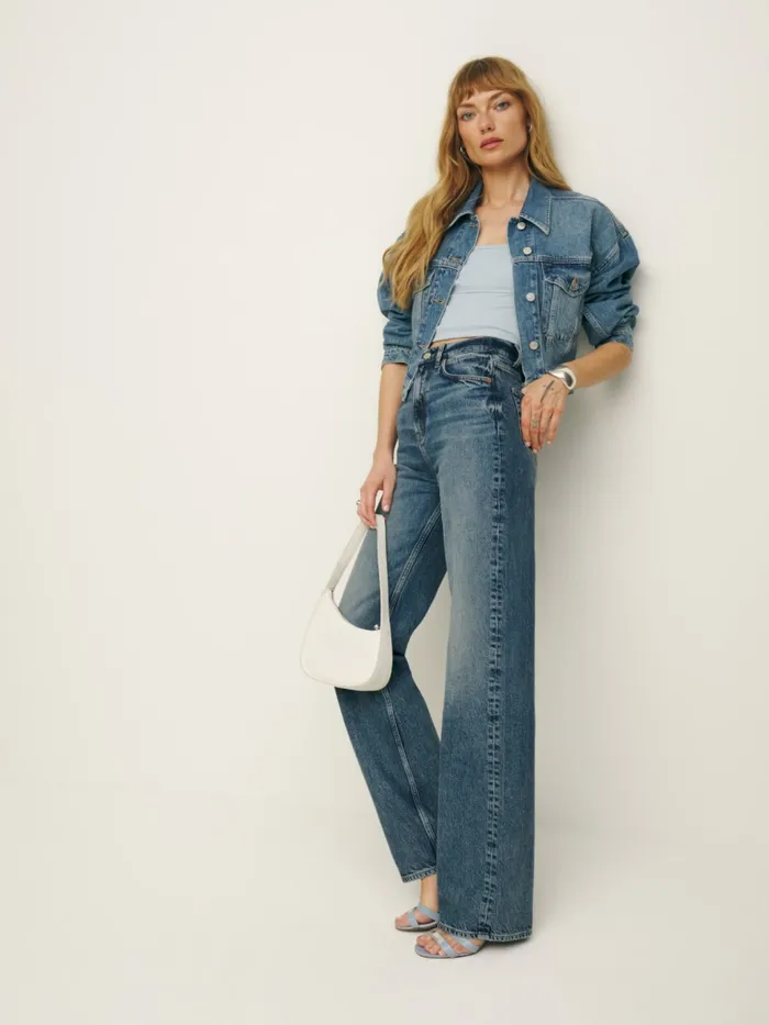 Reformation Jeans Wilder High Rise Wide Leg Jeans Pepin 8211 Women Reformation Jeans Wilder High Rise Wide Leg Jeans Pepin 8211 Women