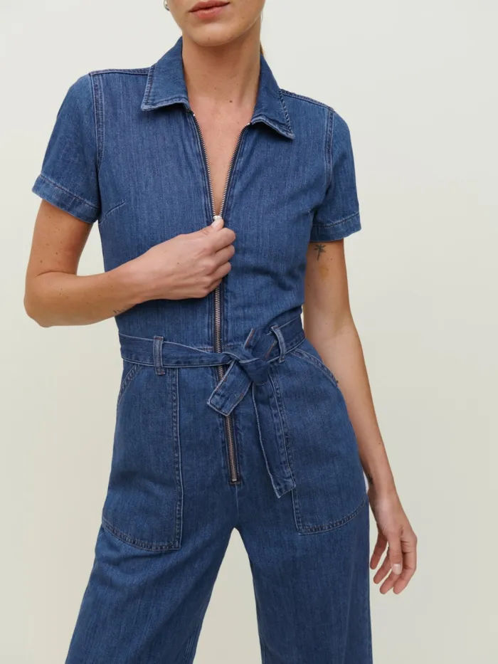 Reformation Jumpsuits Cassidy Denim Jumpsuit Indio 8211 Women Reformation Jumpsuits Cassidy Denim Jumpsuit Indio 8211 Women