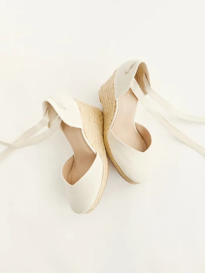 Reformation Occasion Shoes Camilla Lace Up Wedge Espadrille Cream 8211 Women Reformation Occasion Shoes Camilla Lace Up Wedge Espadrille Cream 8211 Women