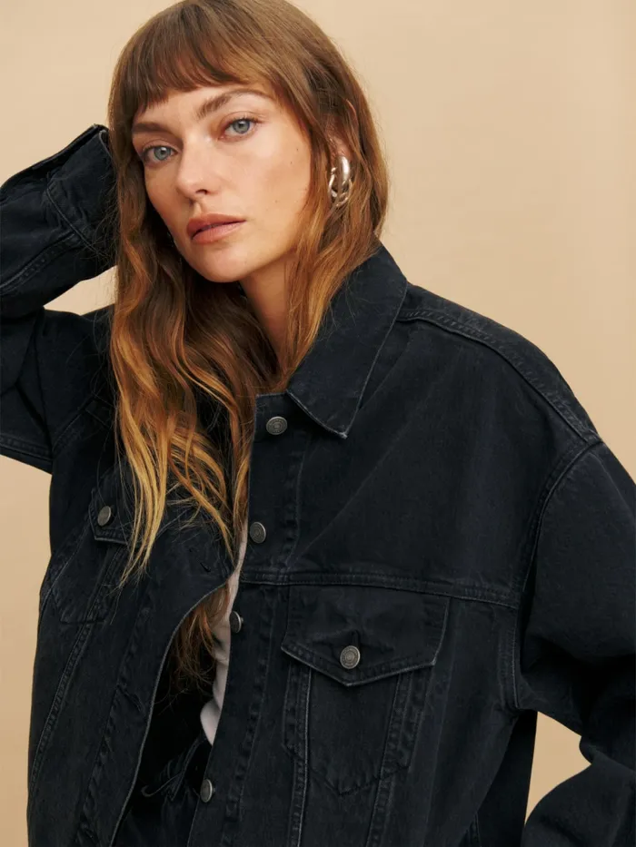 Reformation Outerwear Brooks Oversized Denim Jacket Turano 8211 Women Reformation Outerwear Brooks Oversized Denim Jacket Turano 8211 Women