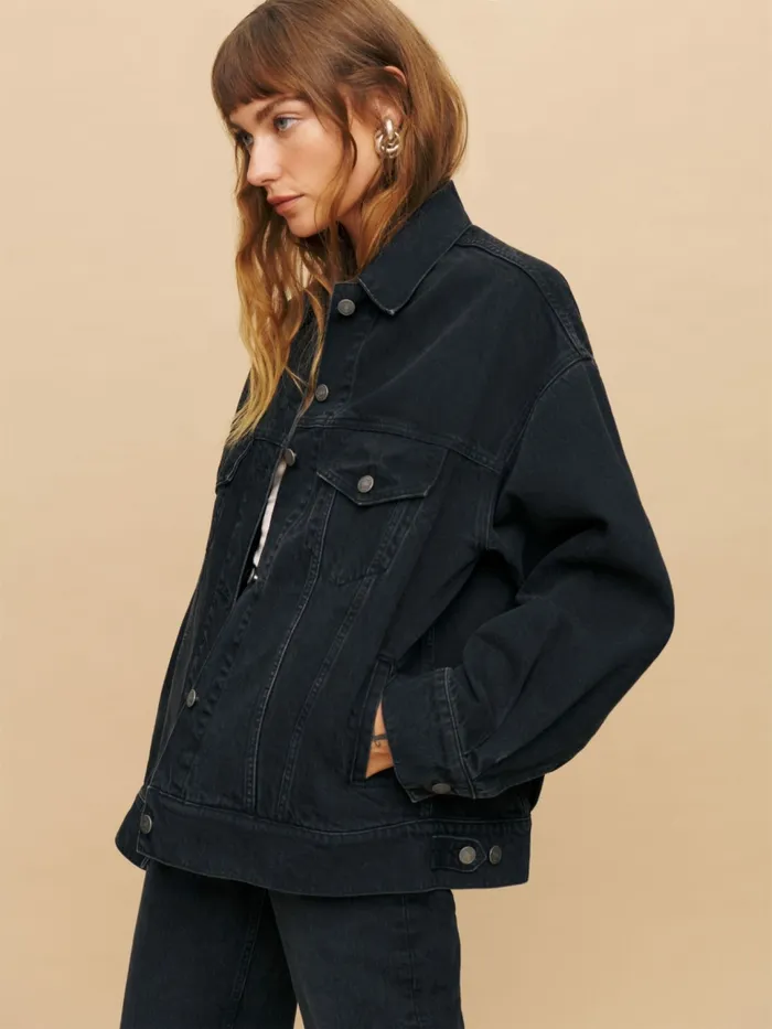 Reformation Outerwear Brooks Oversized Denim Jacket Turano 8211 Women Reformation Outerwear Brooks Oversized Denim Jacket Turano 8211 Women