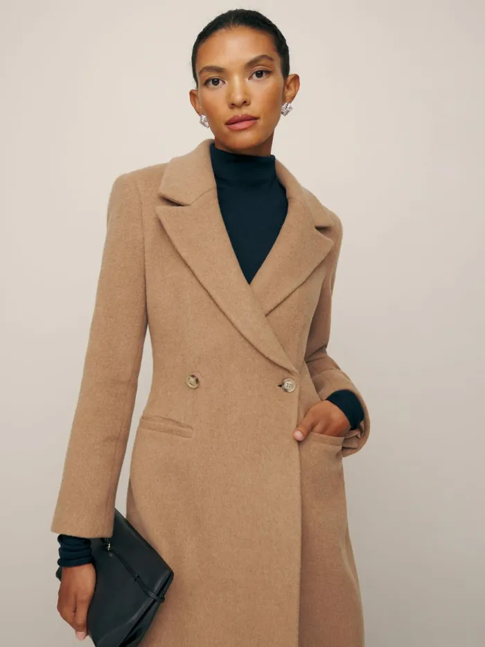 Reformation Outerwear Oscar Nipped Waist Coat Camel 8211 Women Reformation Outerwear Oscar Nipped Waist Coat Camel 8211 Women