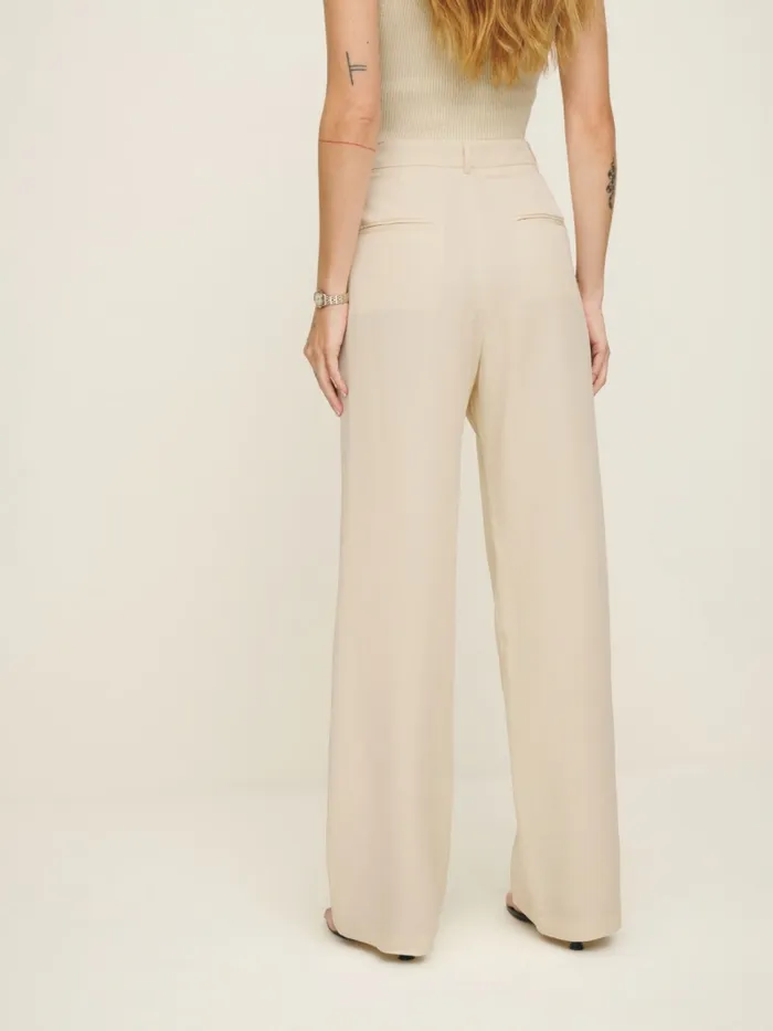 Reformation Pants Petites Mason Pant Sugar 8211 Women Reformation Pants Petites Mason Pant Sugar 8211 Women